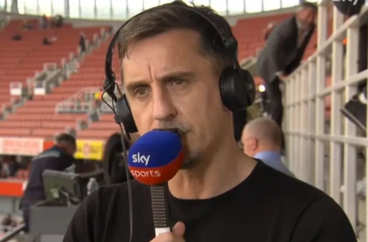 欧洲杯直播网：内维尔称利物浦的后场传球速度过慢，进攻变得可预测